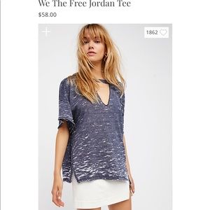 free people “jordan tee”